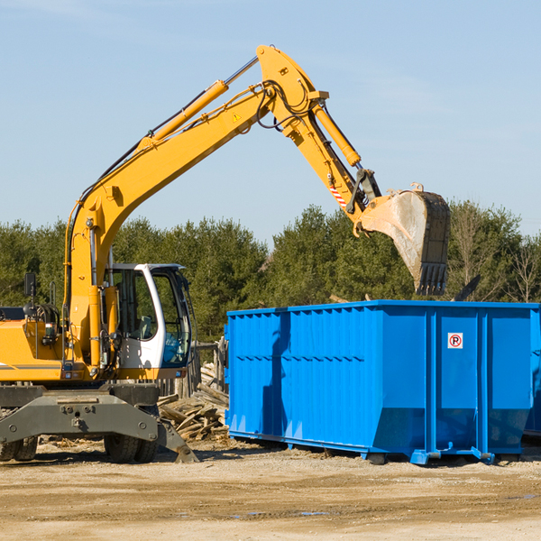 are there any restrictions on where a residential dumpster can be placed in Ford Virginia